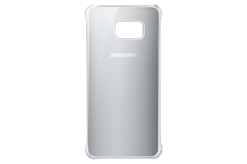 SAMSUNG Custodia cover Samsung per Galaxy S6 Edge glossy silver